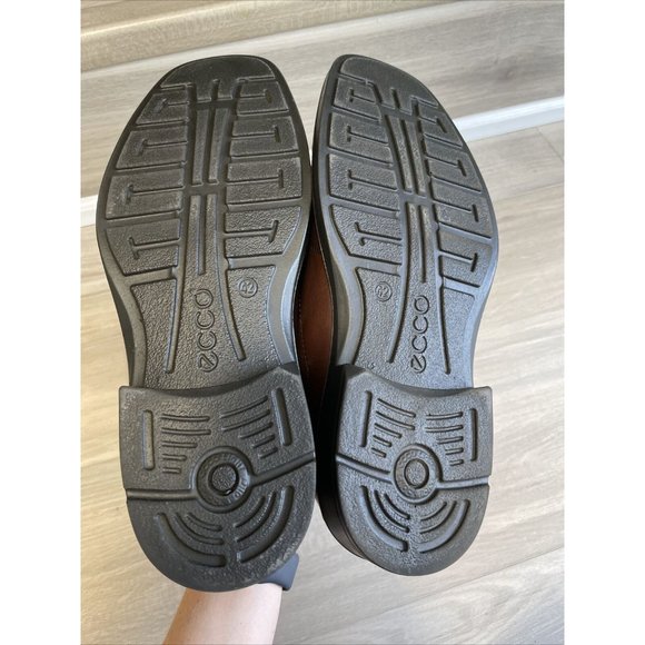 ECCO Mens Helsinki Bike Toe Slip On Loafer Cocoa Brown Sz 42 EU / 8-8.5 US - Picture 6 of 9